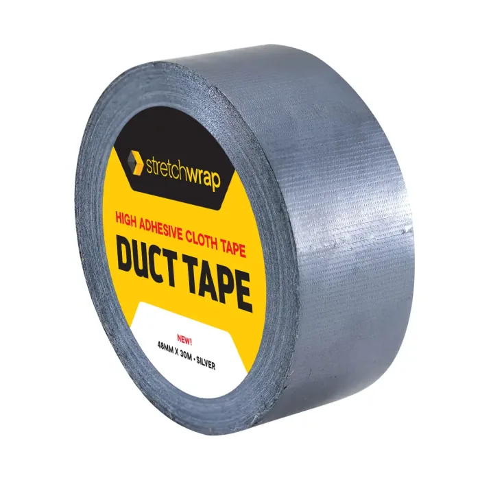 High Adhesive Silver Cloth Duct Tape